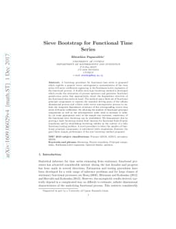 Sieve Bootstrap for Functional Time Series