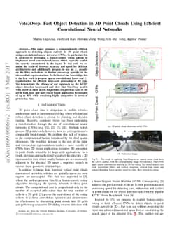 Vote3Deep: Fast Object Detection in 3D Point Clouds Using Efficient
  Convolutional Neural Networks