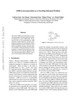 AMR-to-text generation as a Traveling Salesman Problem