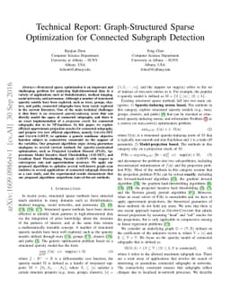 Technical Report: Graph-Structured Sparse Optimization for Connected
  Subgraph Detection