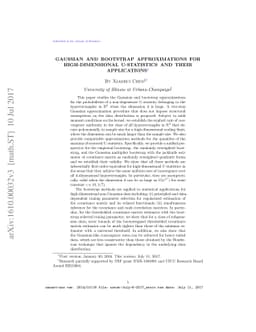 Gaussian and bootstrap approximations for high-dimensional U-statistics
  and their applications