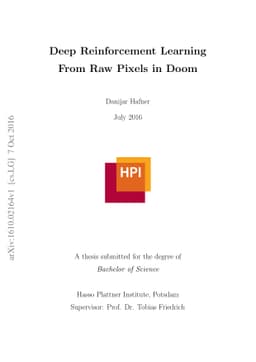Deep Reinforcement Learning From Raw Pixels in Doom