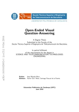 Open-Ended Visual Question-Answering