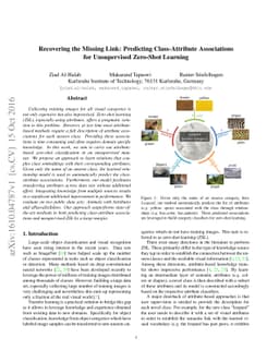 Recovering the Missing Link: Predicting Class-Attribute Associations for
  Unsupervised Zero-Shot Learning