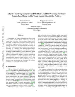 Adaptive Substring Extraction and Modified Local NBNN Scoring for Binary
  Feature-based Local Mobile Visual Search without False Positives