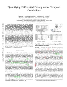 Quantifying Differential Privacy under Temporal Correlations