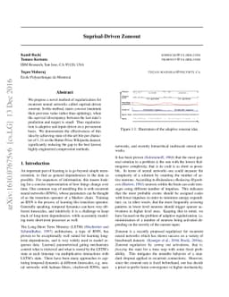 Surprisal-Driven Zoneout