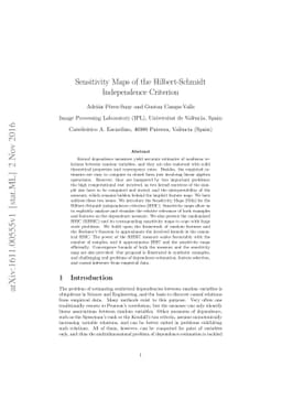 Sensitivity Maps of the Hilbert-Schmidt Independence Criterion