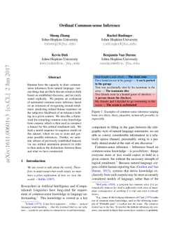 Ordinal Common-sense Inference