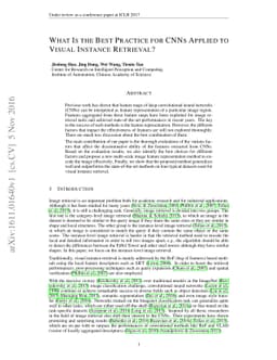 What Is the Best Practice for CNNs Applied to Visual Instance Retrieval?