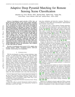 Adaptive Deep Pyramid Matching for Remote Sensing Scene Classification