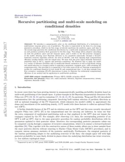 Recursive partitioning and multi-scale modeling on conditional densities