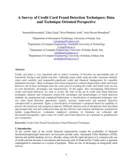 A Survey of Credit Card Fraud Detection Techniques: Data and Technique
  Oriented Perspective