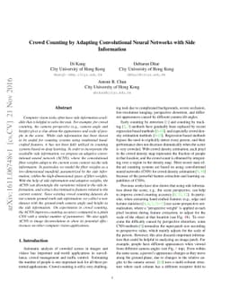Crowd Counting by Adapting Convolutional Neural Networks with Side
  Information