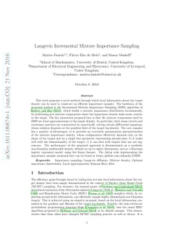 Langevin Incremental Mixture Importance Sampling