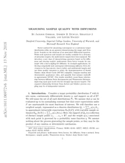 Measuring Sample Quality with Diffusions