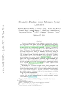 RhoanaNet Pipeline: Dense Automatic Neural Annotation