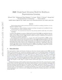 GRAM: Graph-based Attention Model for Healthcare Representation Learning