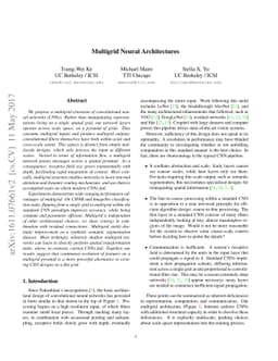 Multigrid Neural Architectures