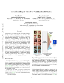 Convolutional Experts Constrained Local Model for Facial Landmark
  Detection