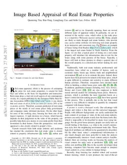 Image Based Appraisal of Real Estate Properties