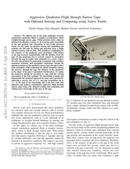 Aggressive Quadrotor Flight through Narrow Gaps with Onboard Sensing and
  Computing using Active Vision