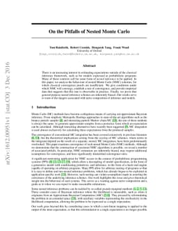 On the Pitfalls of Nested Monte Carlo