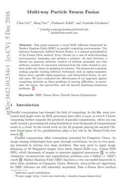 Multi-way Particle Swarm Fusion