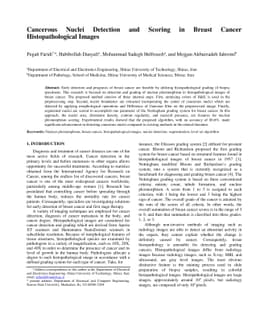 Cancerous Nuclei Detection and Scoring in Breast Cancer
  Histopathological Images