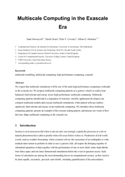 Multiscale Computing in the Exascale Era