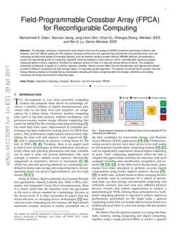 Field-Programmable Crossbar Array (FPCA) for Reconfigurable Computing