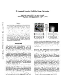 Text-guided Attention Model for Image Captioning