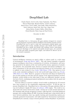 DeepMind Lab