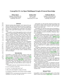 ConceptNet 5.5: An Open Multilingual Graph of General Knowledge