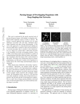 Parsing Images of Overlapping Organisms with Deep Singling-Out Networks