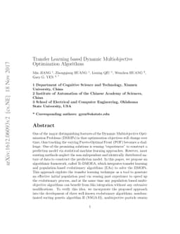 Transfer Learning based Dynamic Multiobjective Optimization Algorithms
