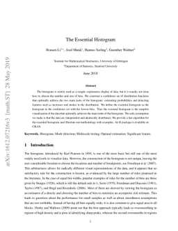 The Essential Histogram