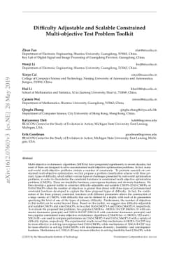 Difficulty Adjustable and Scalable Constrained Multi-objective Test
  Problem Toolkit