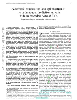Automatic Composition and Optimization of Multicomponent Predictive
  Systems With an Extended Auto-WEKA