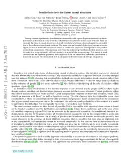 Semidefinite tests for latent causal structures