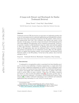 A Large-scale Dataset and Benchmark for Similar Trademark Retrieval
