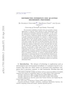 Distributed inference for quantile regression processes