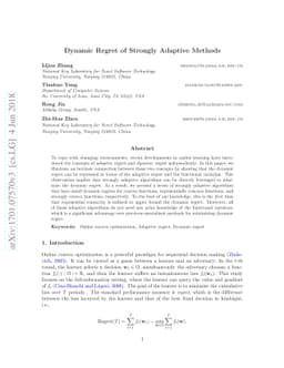 Dynamic Regret of Strongly Adaptive Methods