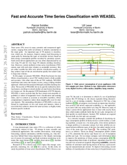 Fast and Accurate Time Series Classification with WEASEL