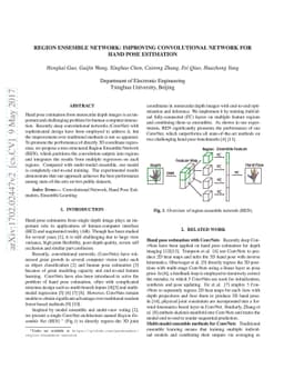 Region Ensemble Network: Improving Convolutional Network for Hand Pose
  Estimation