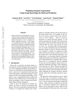 Modeling Semantic Expectation: Using Script Knowledge for Referent
  Prediction