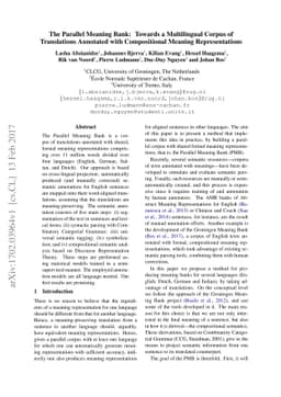 The Parallel Meaning Bank: Towards a Multilingual Corpus of Translations
  Annotated with Compositional Meaning Representations