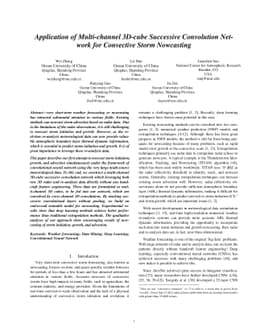 Application of Multi-channel 3D-cube Successive Convolution Network for
  Convective Storm Nowcasting