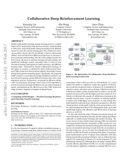 Collaborative Deep Reinforcement Learning