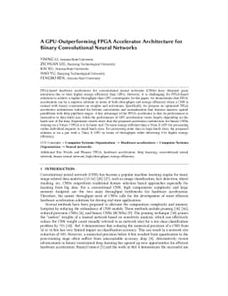A GPU-Outperforming FPGA Accelerator Architecture for Binary
  Convolutional Neural Networks